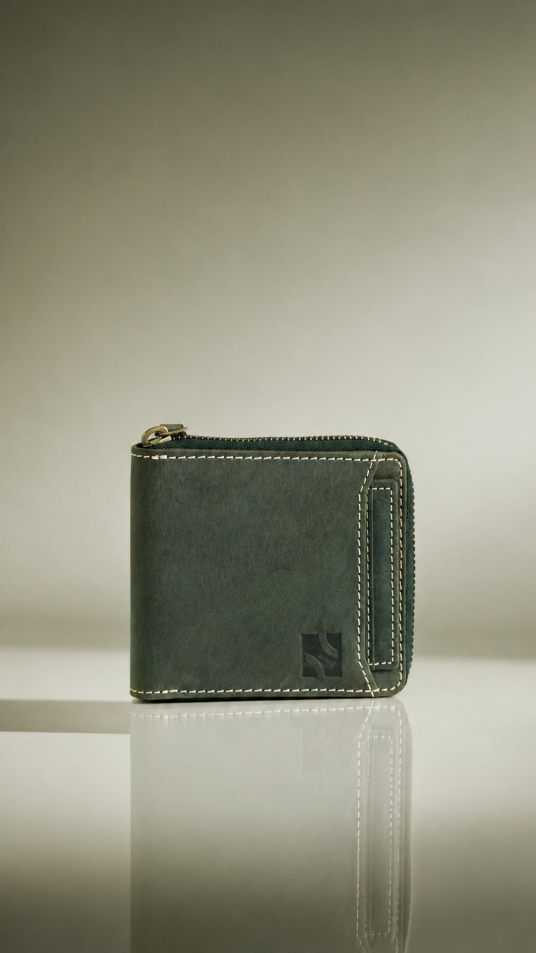 Niche Core Zip Card Holder – Olive
