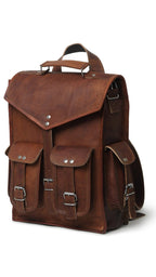 Niche Convertible Backpack Messenger – Vintage Brown