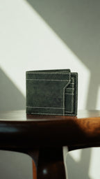 Niche Core Stitch Wallet – Noir