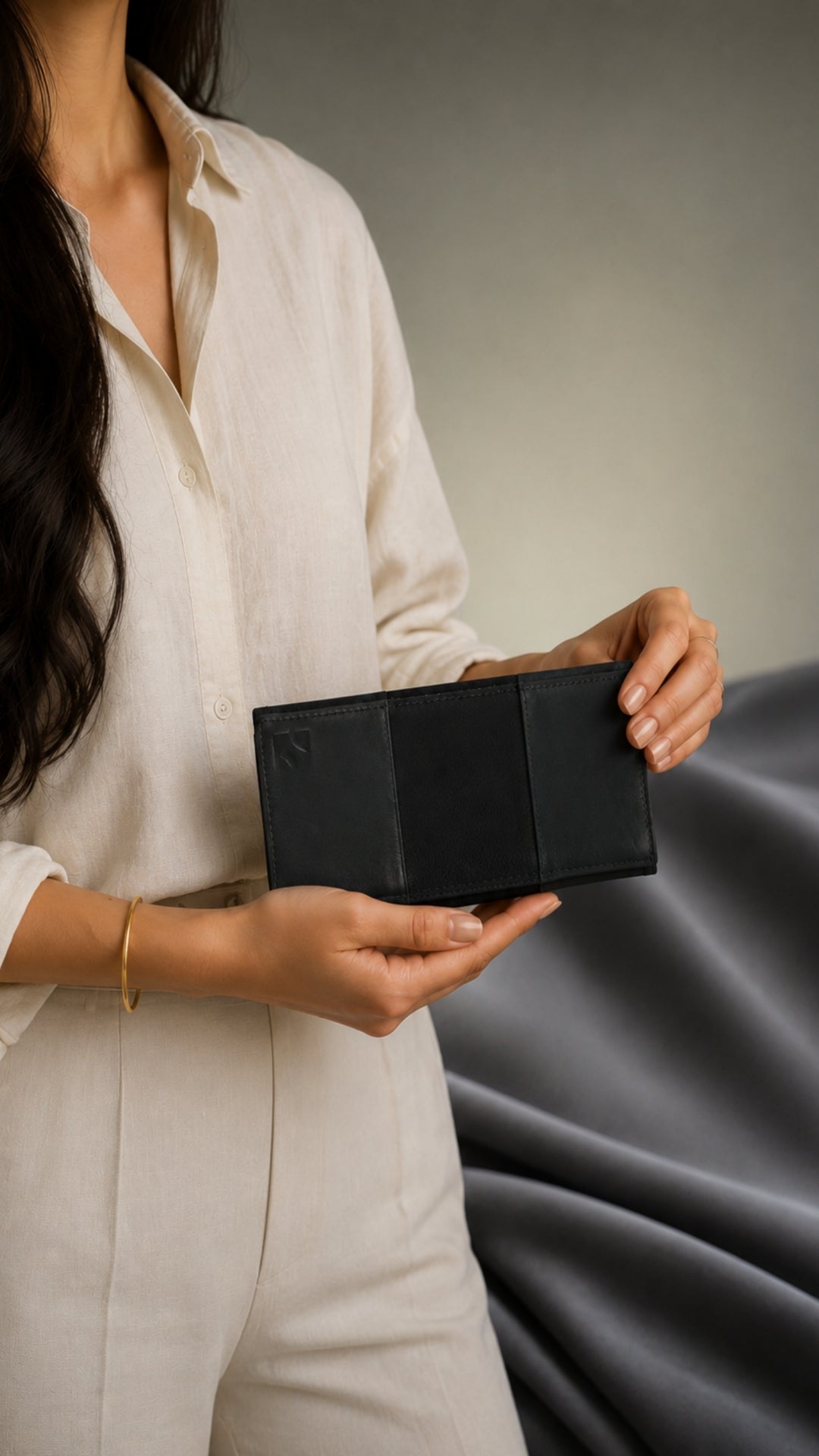 Niche Core Trifold Wallet – Noir